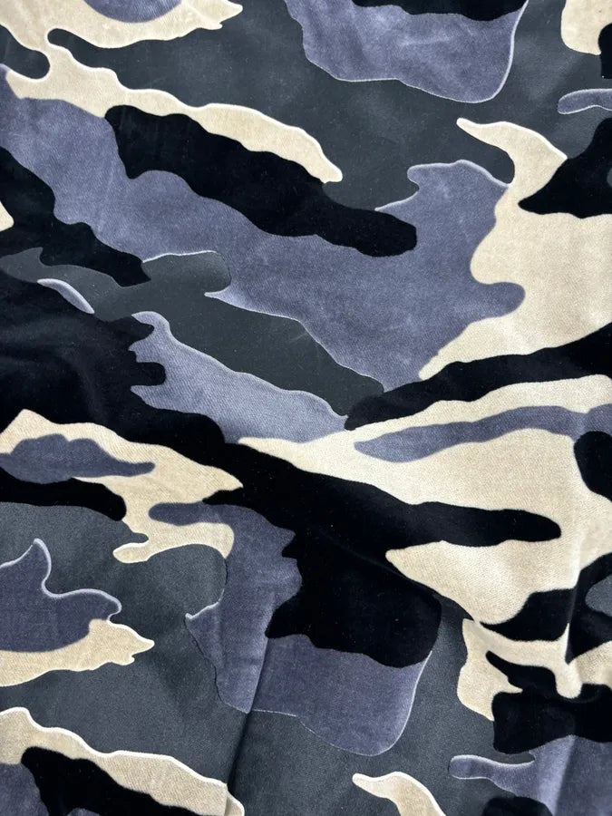 FW2020 Emporio Armani Camo Velvet Padded Bomber Jacket VDfMAEQ 8