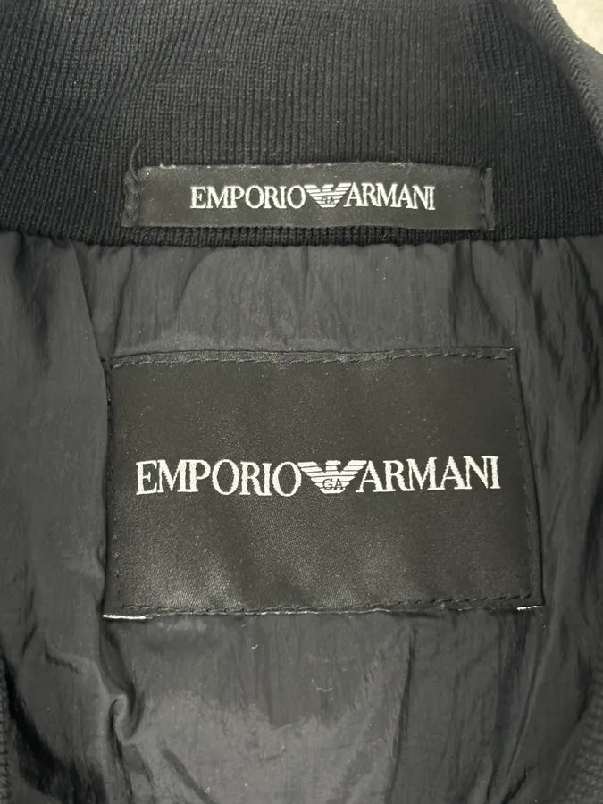 FW2020 Emporio Armani Camo Velvet Padded Bomber Jacket VDfMAEQ 9