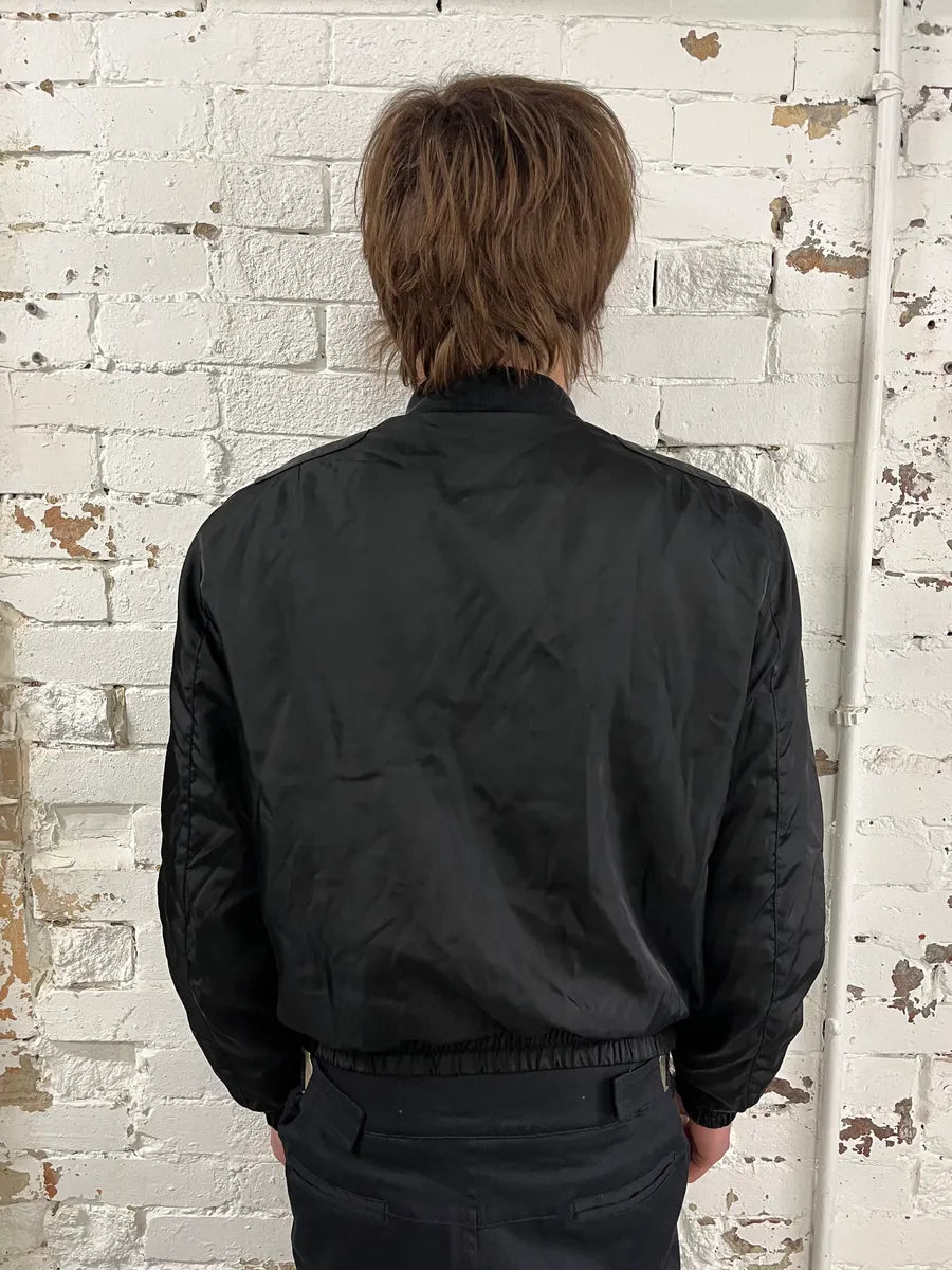 FW2020 Moschino Technical Multi-Pocket Black Bomber Jacket MCADjSF 2