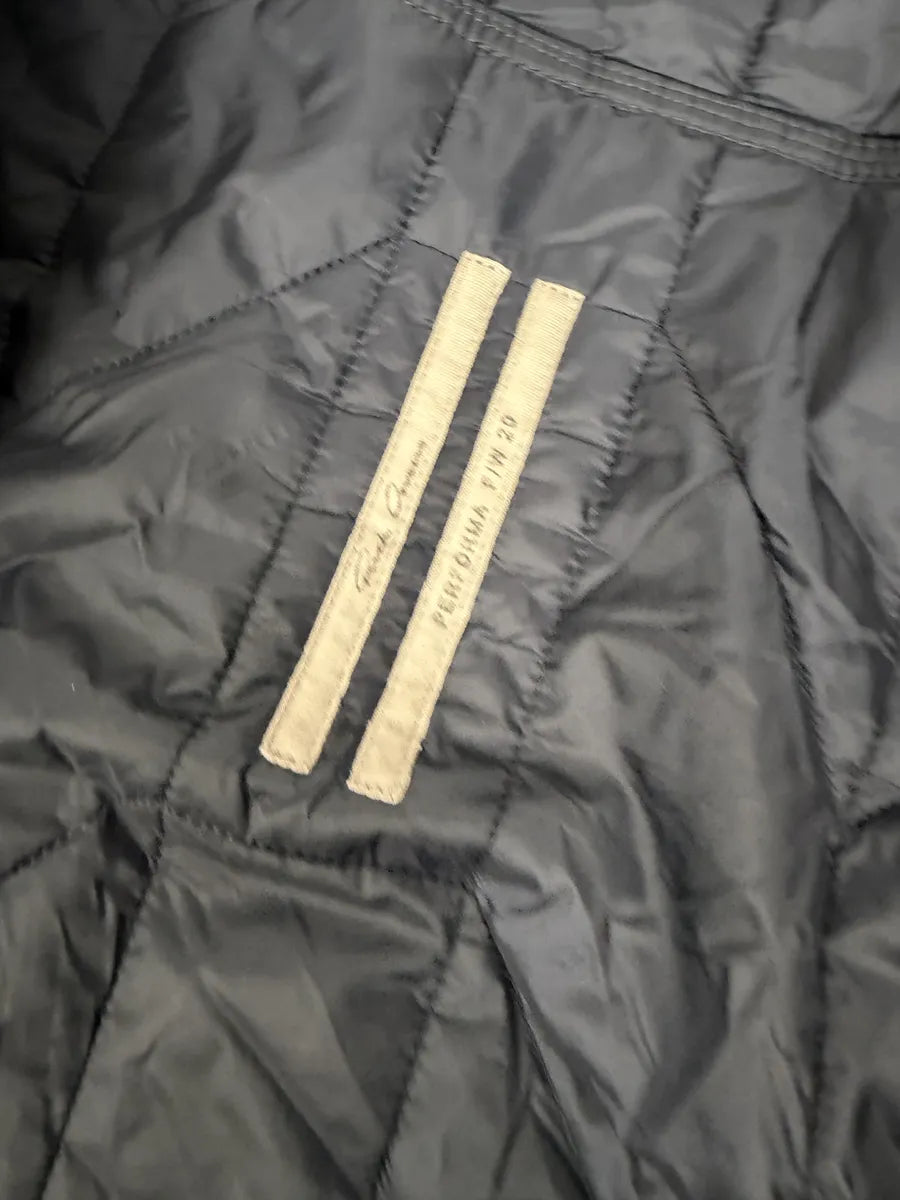 FW2020 Rick Owens Performa Lapis Navy Quilted Puffer Jacket IMJMoYE 10