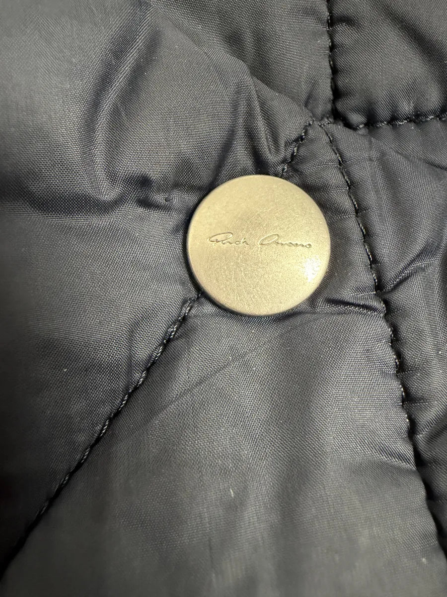 FW2020 Rick Owens Performa Lapis Navy Quilted Puffer Jacket IMJMoYE 13