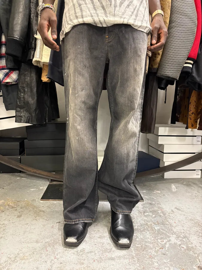 FW2021 Acne Studios Grey Baggy Jeans KCplYVa 4