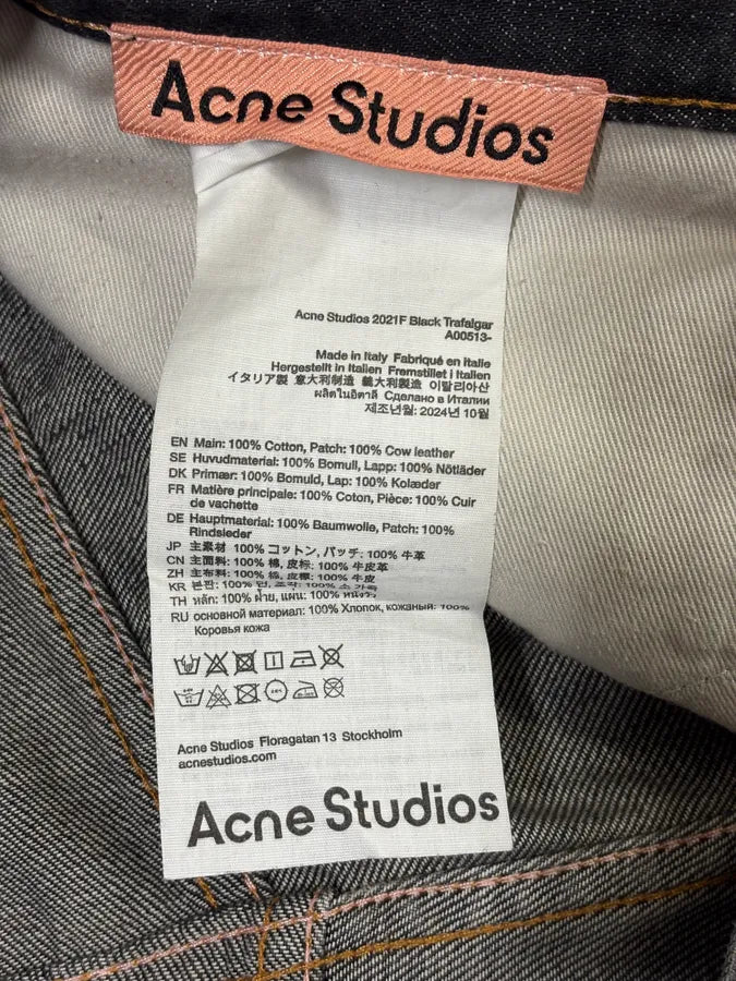 FW2021 Acne Studios Grey Baggy Jeans KCplYVa 8