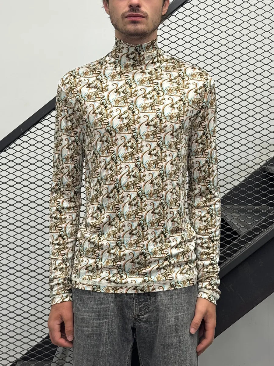 FW2021 Dior x Kenny Scharf Rats Sample Turtleneck sRYplfY 1
