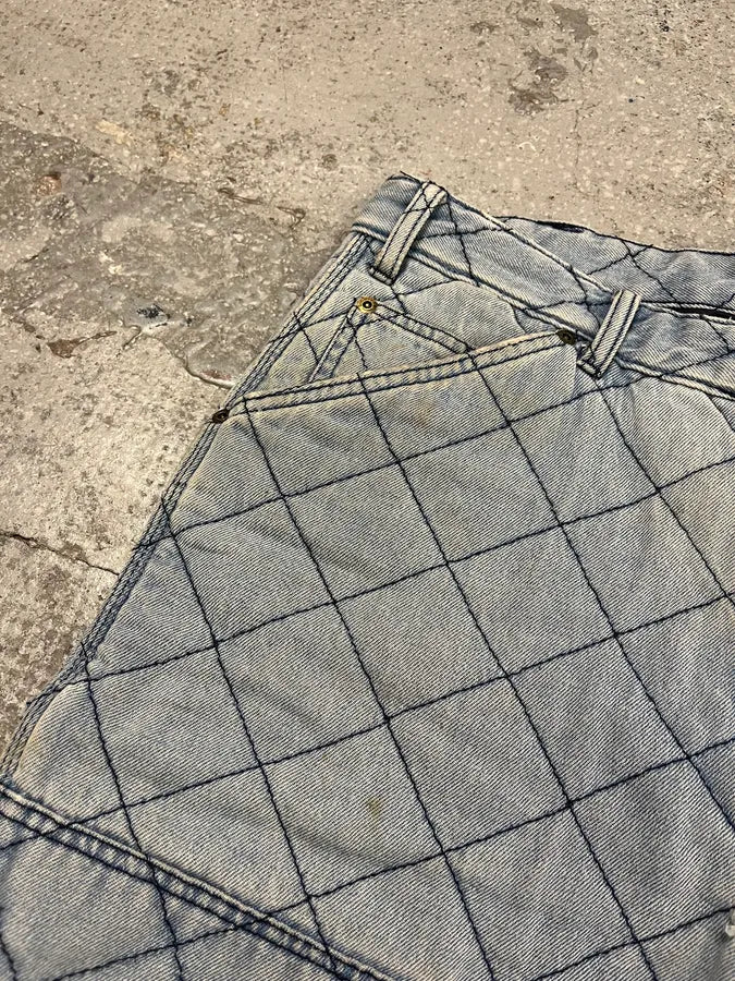 FW2021 Supreme Dickies Blue Denim Double Knee Quilted Jeans (M/L) OeQIGmV 10