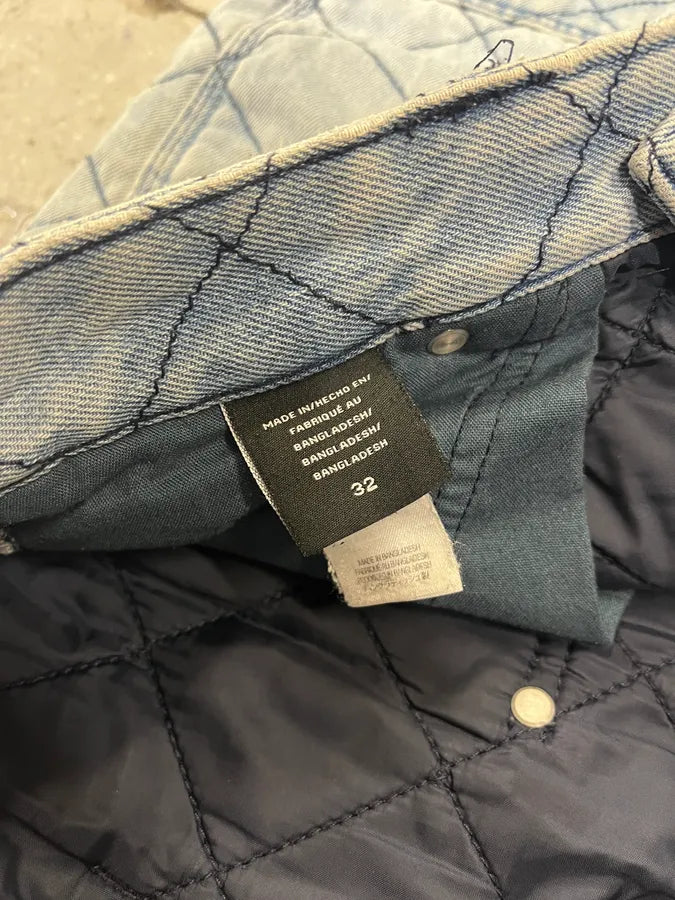 FW2021 Supreme Dickies Blue Denim Double Knee Quilted Jeans (M/L) OeQIGmV 18