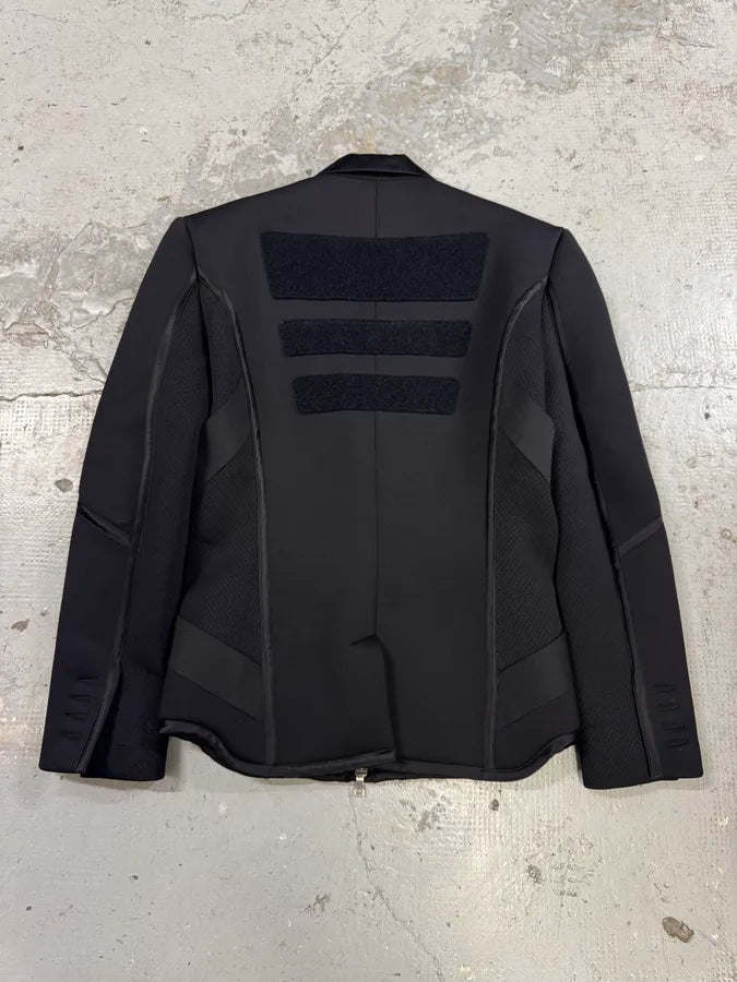 FW2022 Balmain Black Bondage Contemporary Blazer Jacket nCpxdcG 4