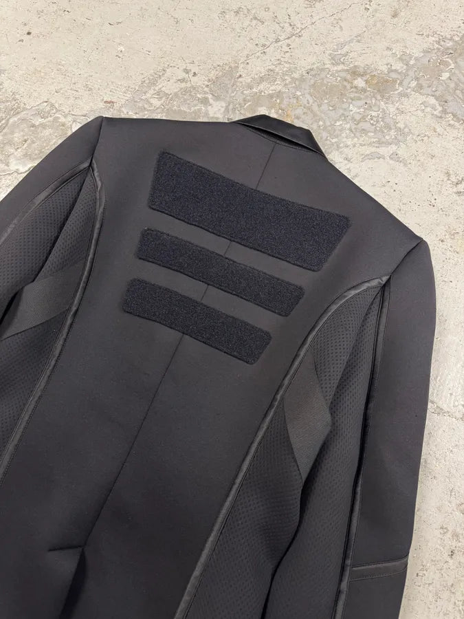 FW2022 Balmain Black Bondage Contemporary Blazer Jacket nCpxdcG 9