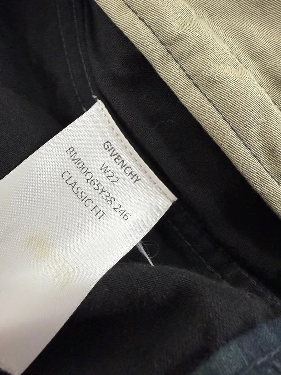 FW2022 Givenchy Boro Camo Distressed Trucker Jacket by Matthew Williams NBVpjKN 9