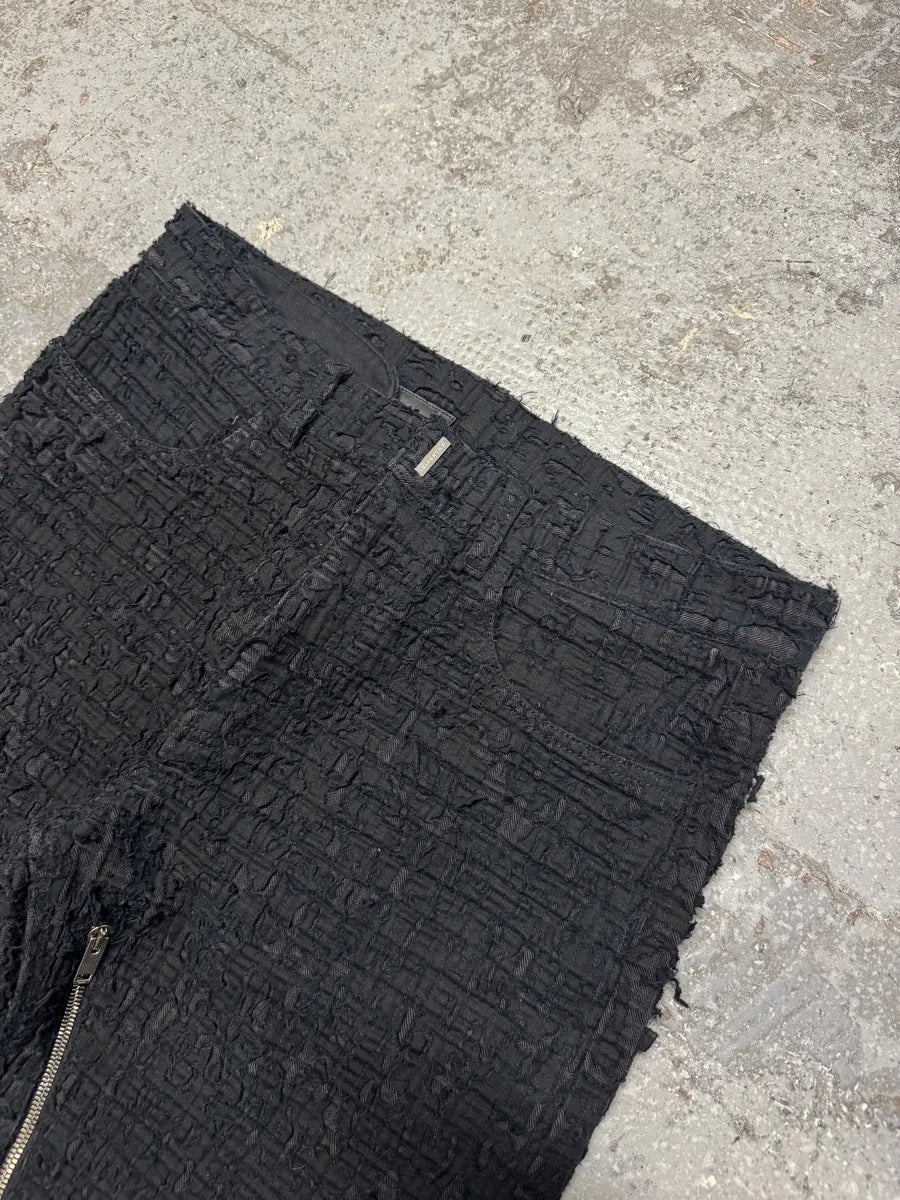 FW2022 Givenchy Slim Denim Black Front Zips Boro Pants (M/L) cnYagOi 13