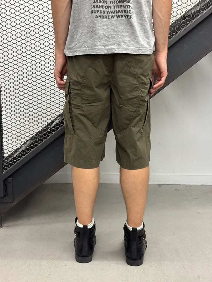FW2023 Givenchy Green Cargo Army Shorts by Matthew Williams HnBGphD 3