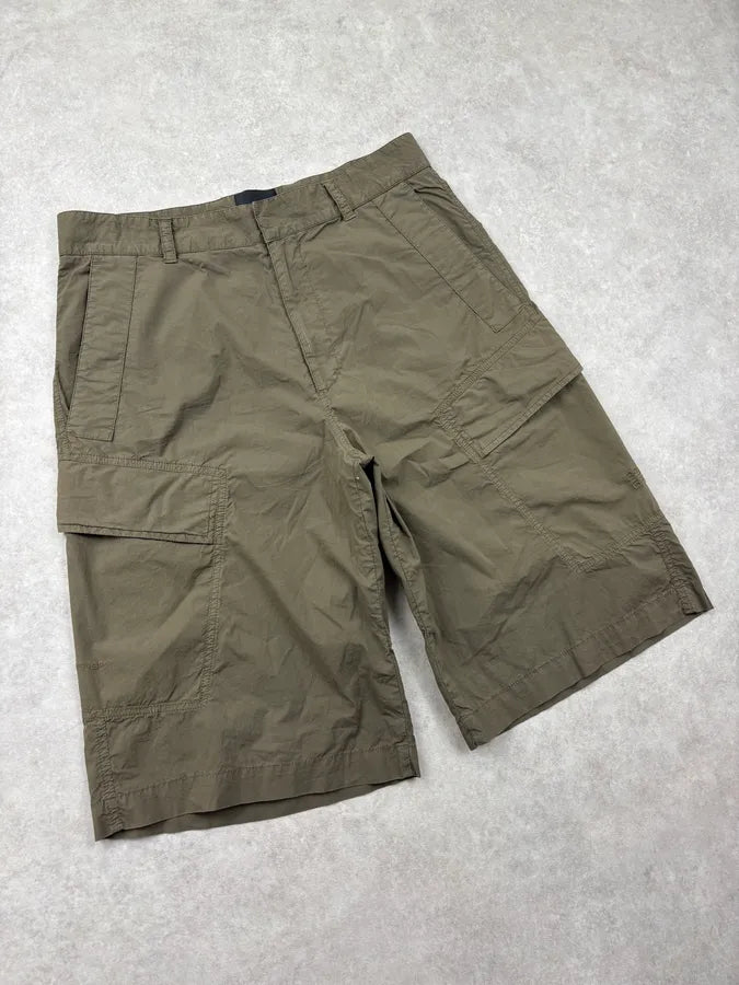 FW2023 Givenchy Green Cargo Army Shorts by Matthew Williams HnBGphD 4