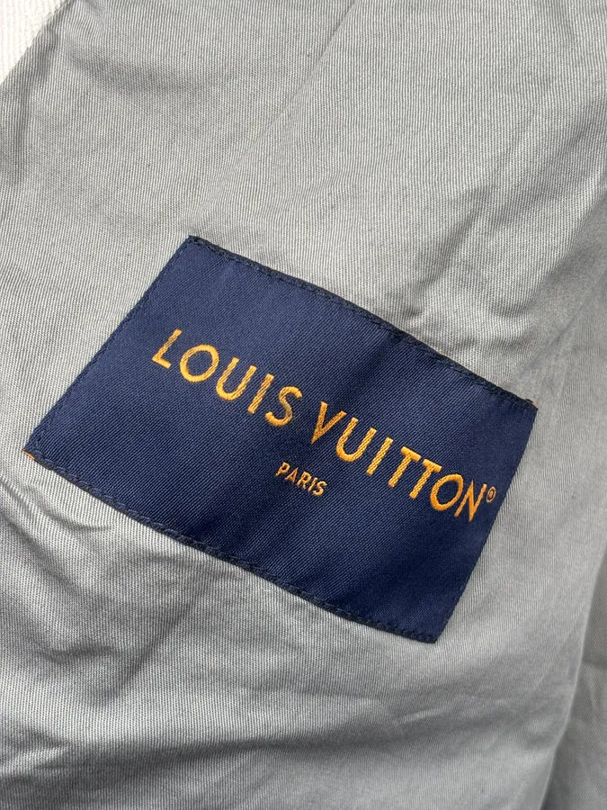 FW2023 Louis Vuitton Kidsuper Grey Face Denim Multi-Pocket Jacket jpAHcKn 11