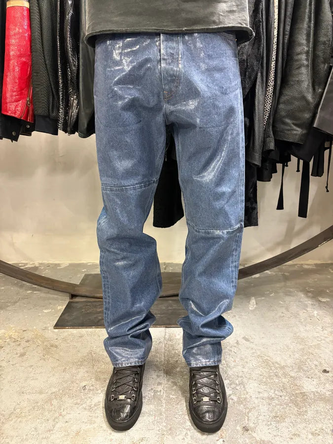 FW2023 Maison Margiela Half Waxed Jeans GOgUTwH 0