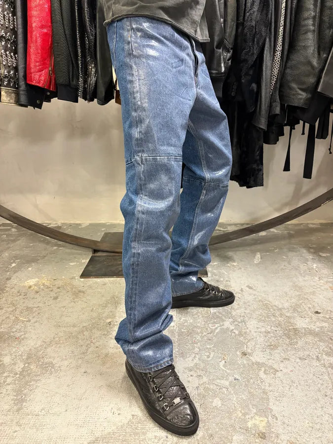 FW2023 Maison Margiela Half Waxed Jeans GOgUTwH 1
