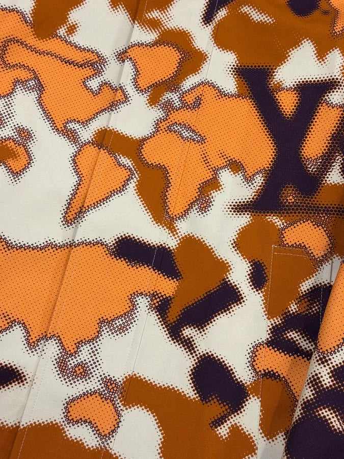 FW2024 Louis Vuitton Orange Map Camo Cotton Hooded Zip-Up Jacket qxxWJwt 6