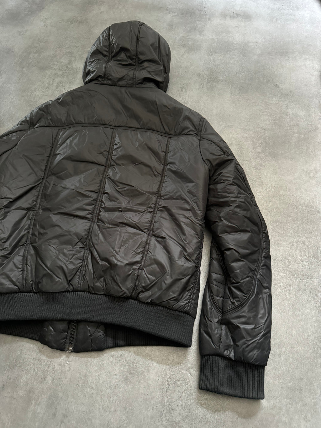 2000s Dolce & Gabbana Multi Zips Avant Garde Grey Astro Bomber Jacket (L) - 8