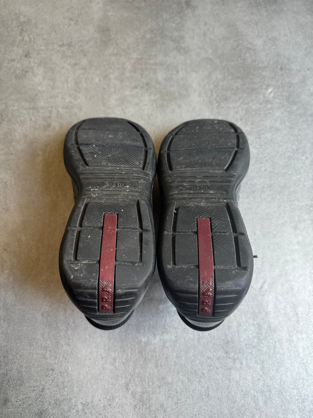 Prada America's Cup Black Satin Leather (38,5) - 5