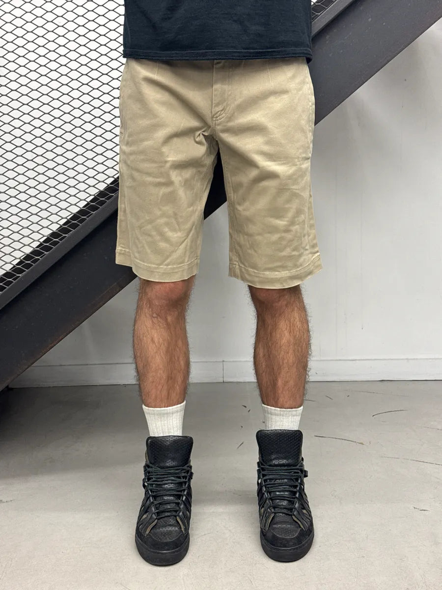 SS2003 Dolce & Gabbana Beige Belted Waist Shorts gAHadyPV 1