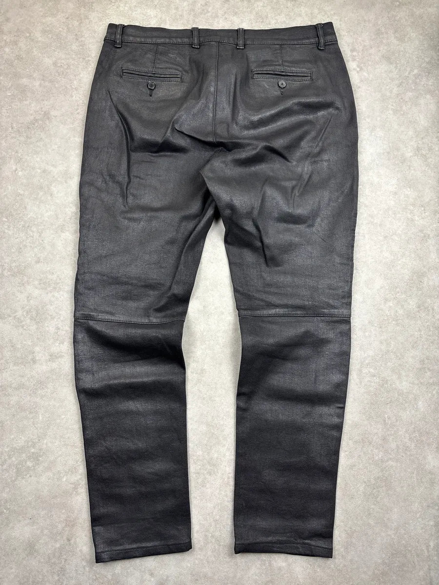 AW2016 Balmain Black Denim Biker Zip-Pocket Jeans gBZrGMdu 4