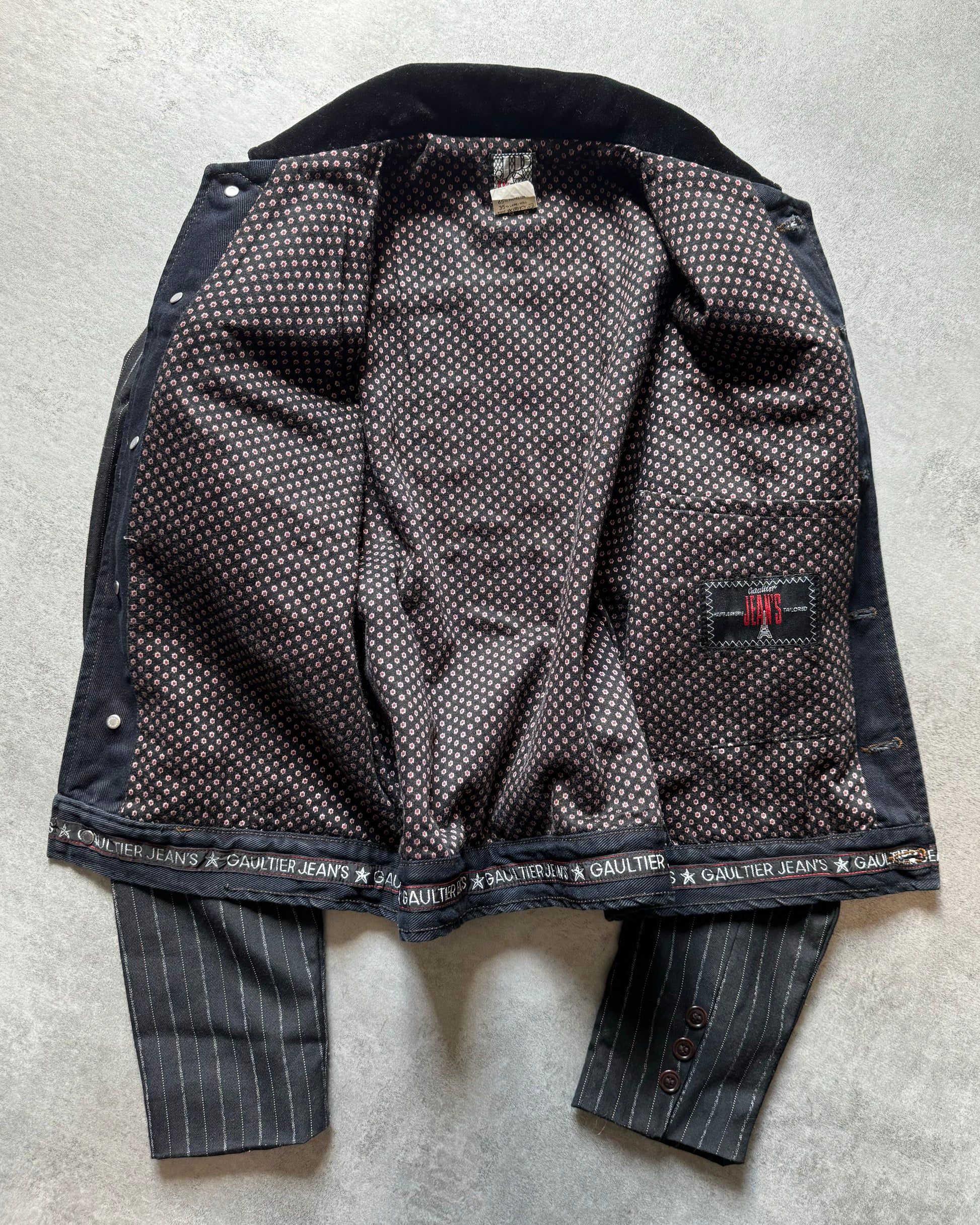 2000s Jean Paul Gaultier Hybride Denim Jacket  (XS) - 5