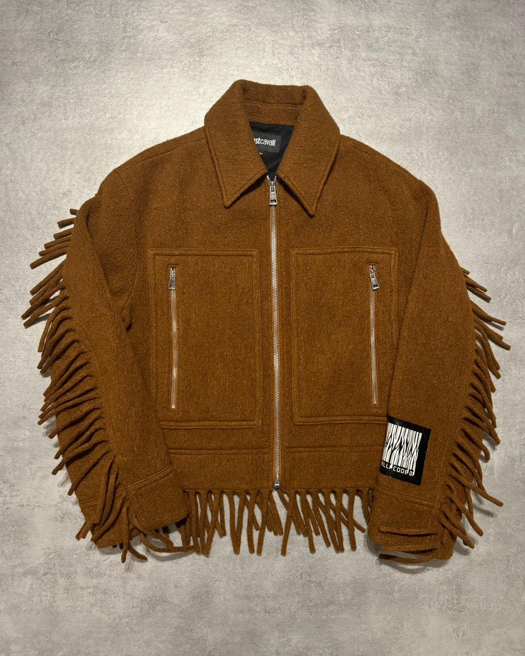 AW2021 Cavalli Cow-Boy Farwest Camel Coach Jacket (L) - 2