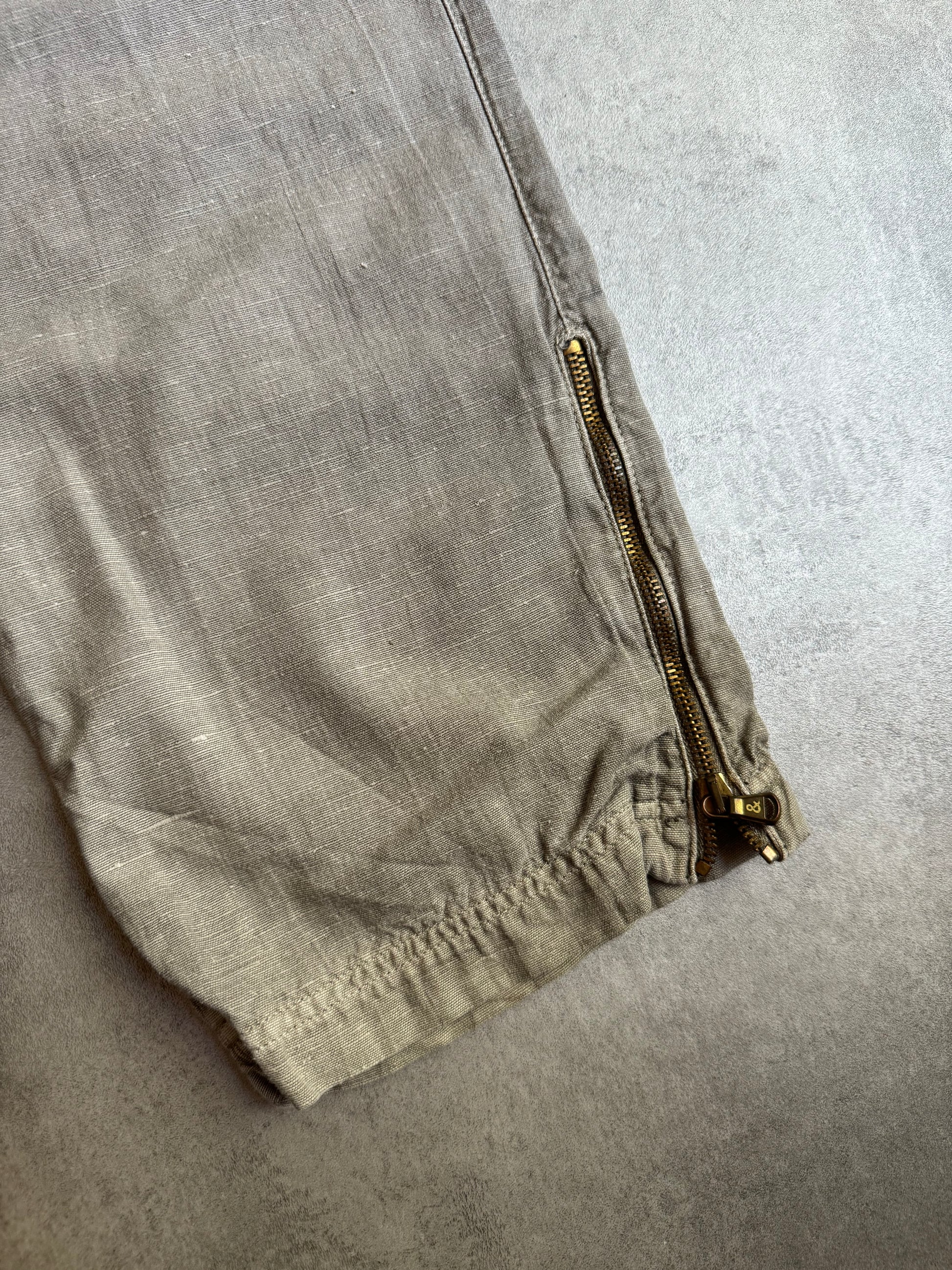 AW2003 Dolce & Gabbana Bondage Linen Pants  (M) - 8