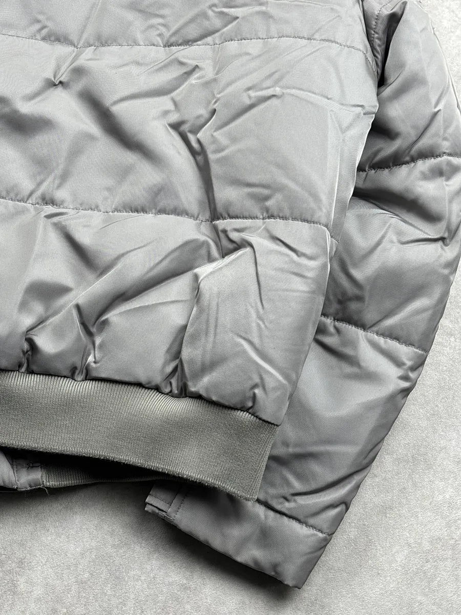 AW1998 Gucci Grey Nylon Down Padded Bomber Jacket by Tom Ford gFFnCwAW 9