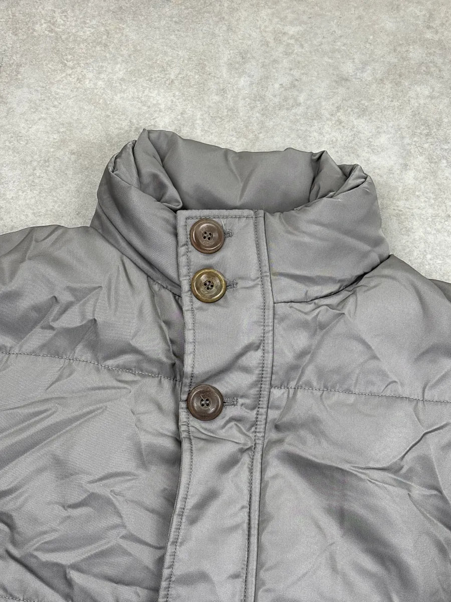 AW1998 Gucci Grey Nylon Down Padded Bomber Jacket by Tom Ford gFFnCwAW 5
