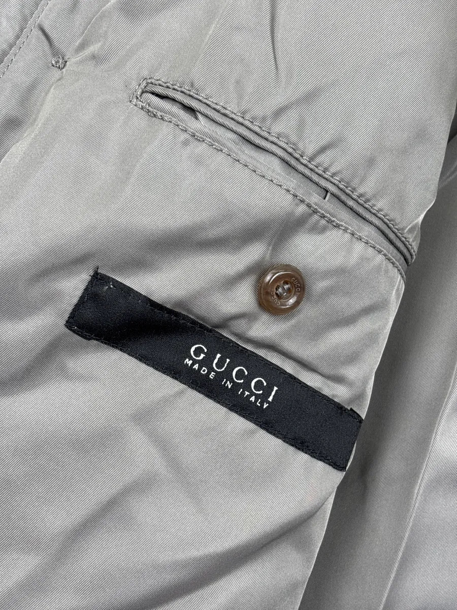 AW1998 Gucci Grey Nylon Down Padded Bomber Jacket by Tom Ford gFFnCwAW 10
