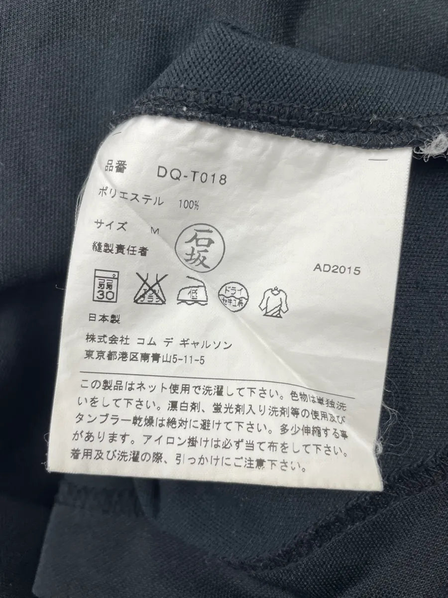 AW2015 Comme des Garçons Homme Deux Black Mesh Cross Panel T-Shirt gHBYaBjT 9