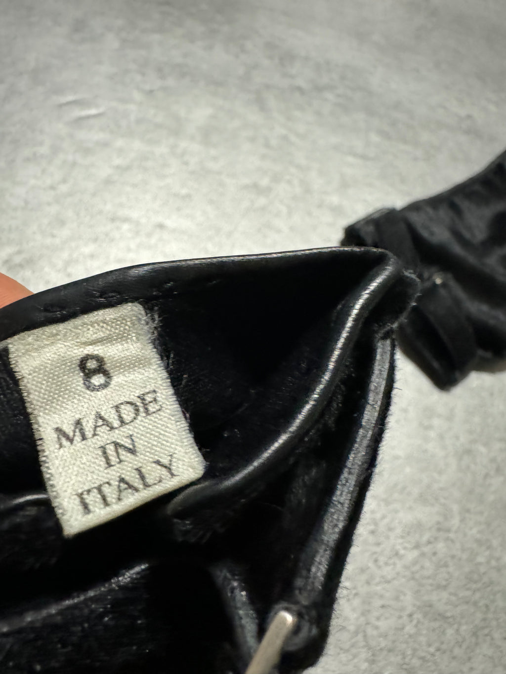 2000s Prada Black Pony Hair Leather Gloves (OS) - 5