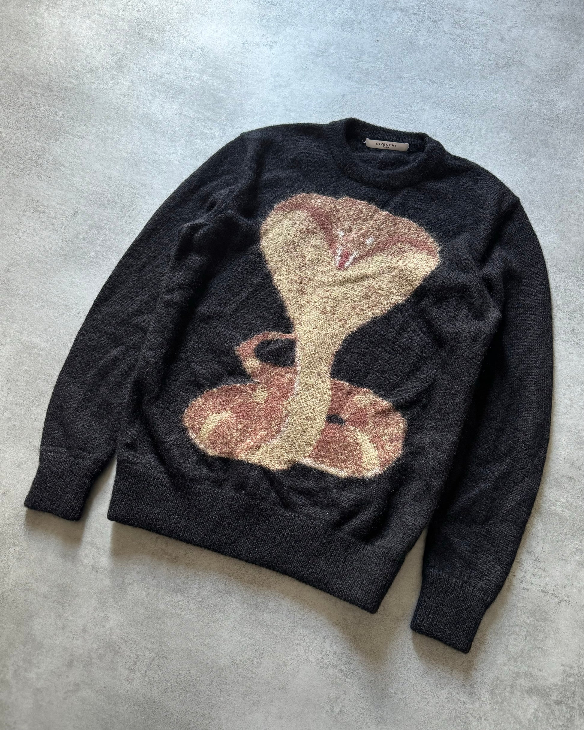 AW2016 Givenchy Cobra Mohaur Sweater by Riccardo Tisci (L) - 8