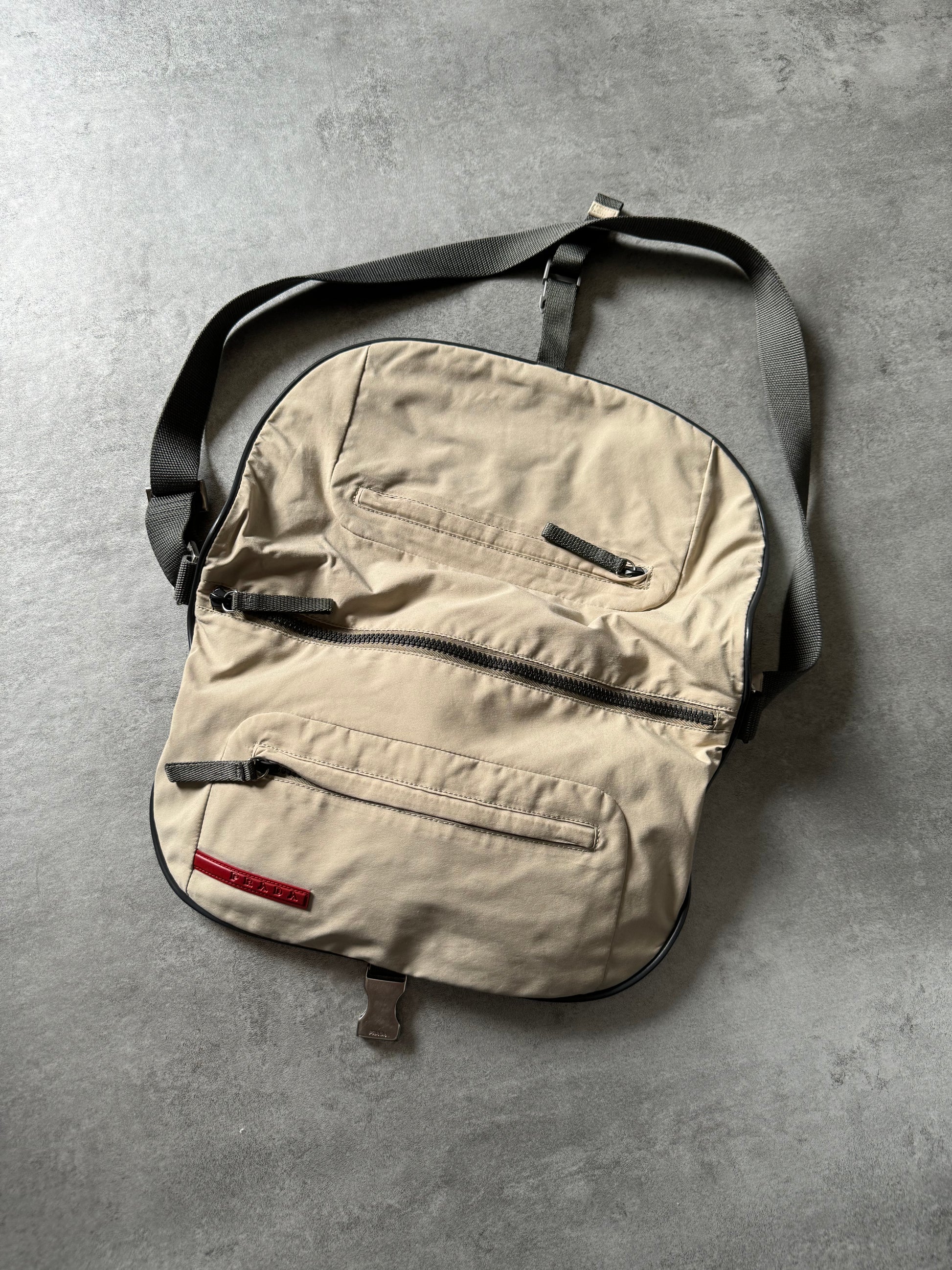 Prada Sport Beige Utility Shoulder Bag (OS) - 2