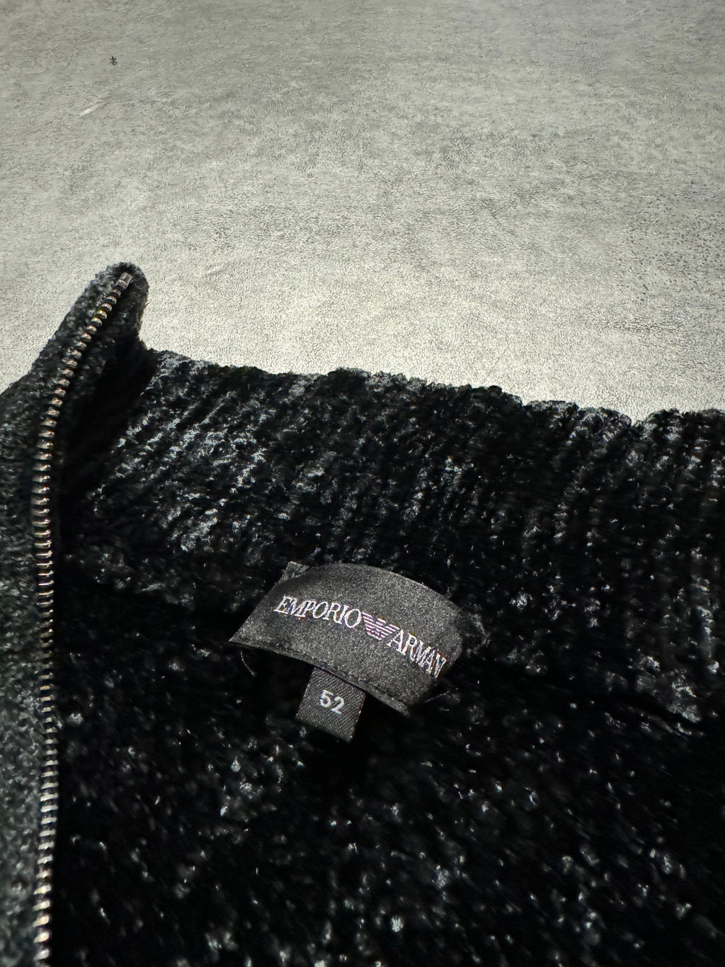 AW2020 Emporio Armani Dark Green Cozy Zip-Up Sweater  (M) - 5