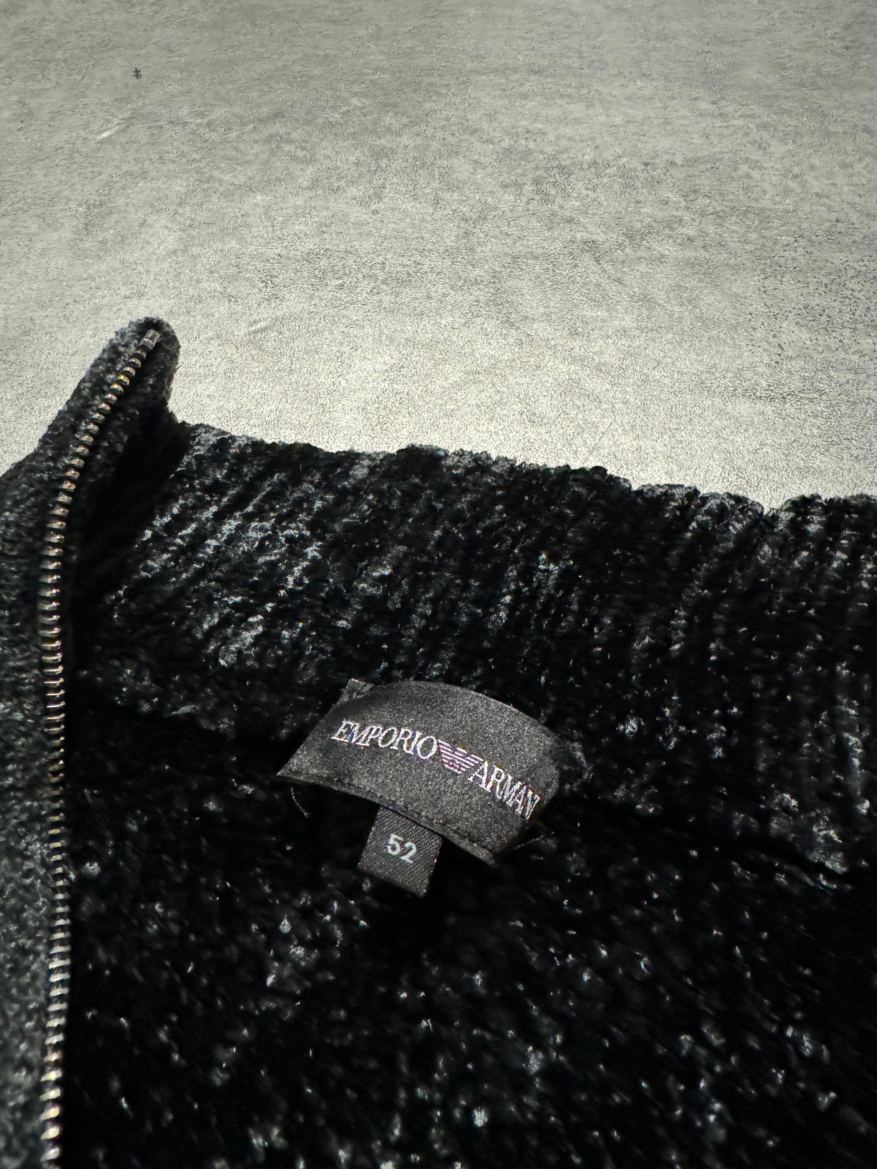 AW2020 Emporio Armani Dark Green Cozy Zip-Up Sweater  (M) - 5