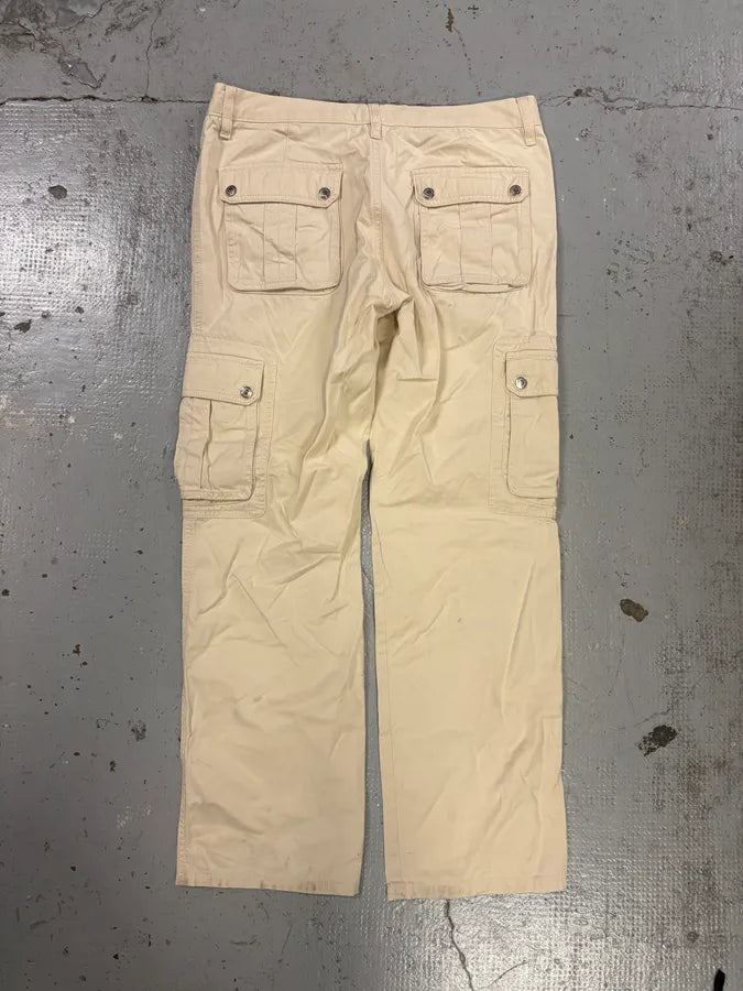 SS2003 Dolce & Gabbana Cream Cargo Pants Hrlzuow 5