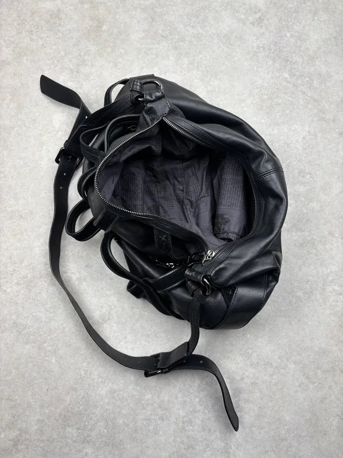 Galliano Black Leather Chains Bag  nzynQBV 14