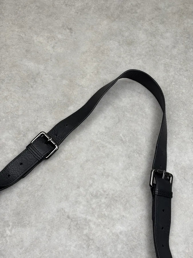 Galliano Black Leather Chains Bag  nzynQBV 11