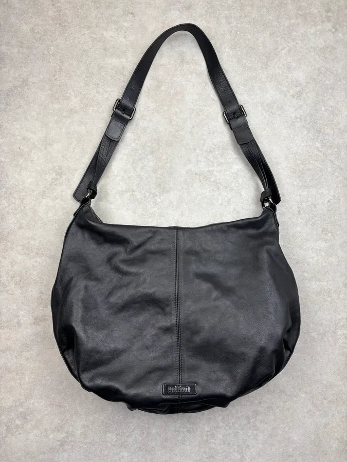 Galliano Black Leather Chains Bag  nzynQBV 8