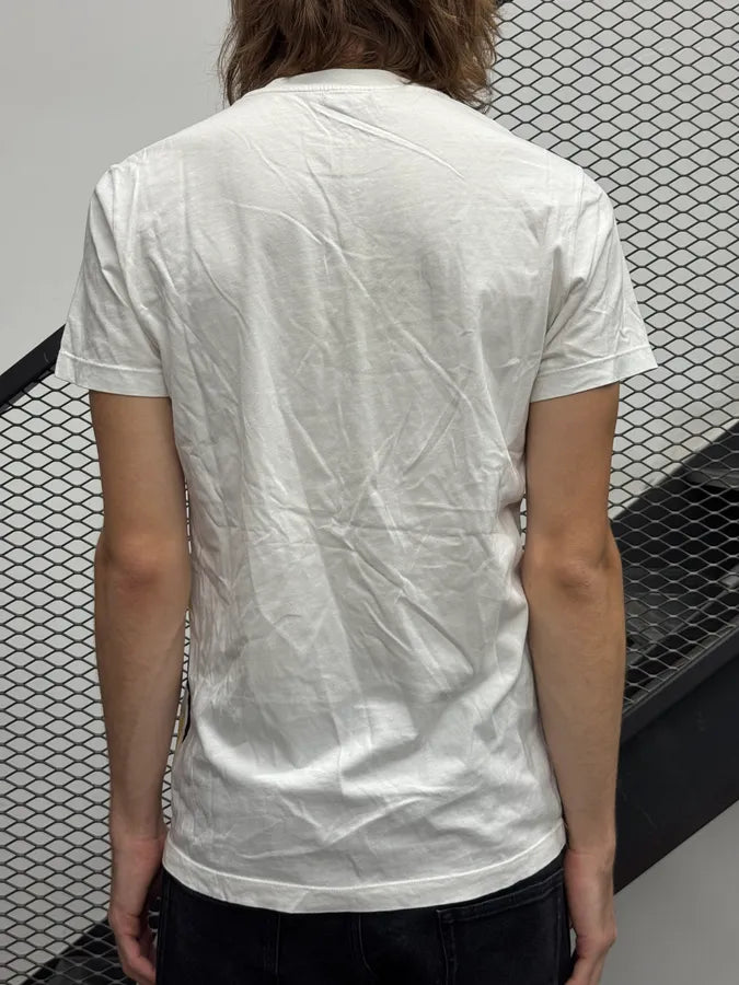 SS2012 John Galliano White Giraffe Print T-Shirt BvCqVgq 2