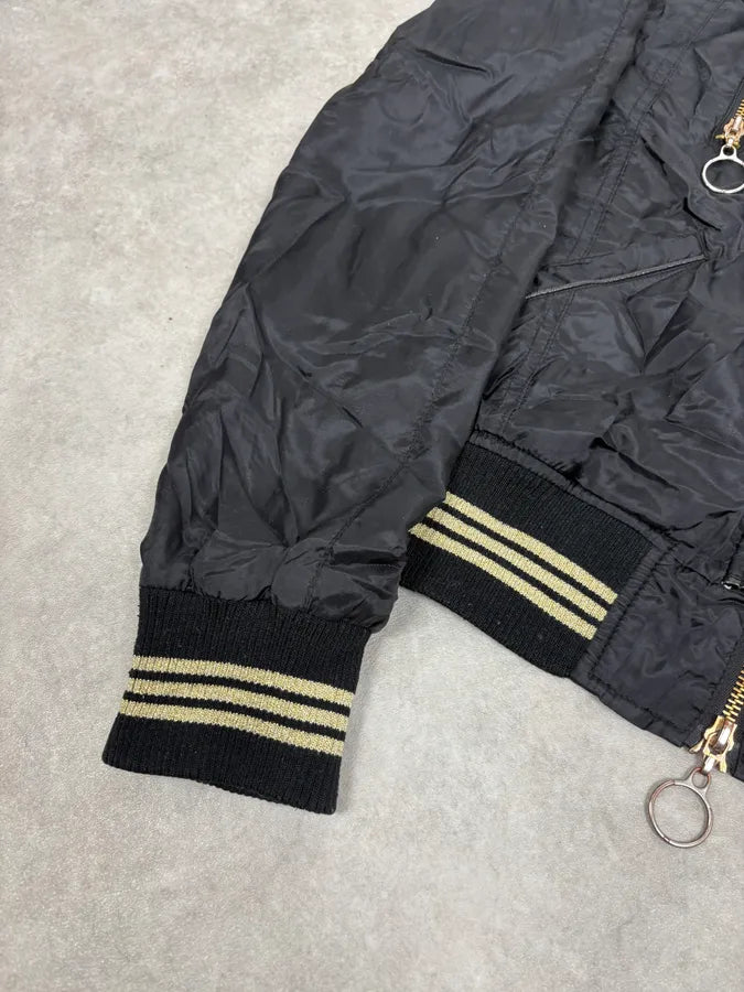 2010s Galliano Light Black Windbreaker Jacket JhxXRWG 8