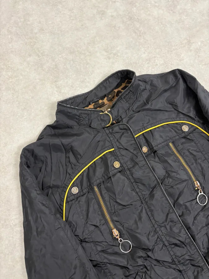 2010s Galliano Light Black Windbreaker Jacket JhxXRWG 4