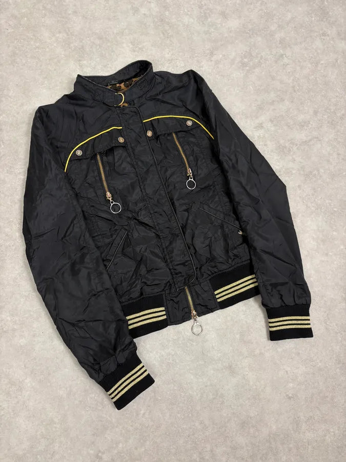 2010s Galliano Light Black Windbreaker Jacket JhxXRWG 3