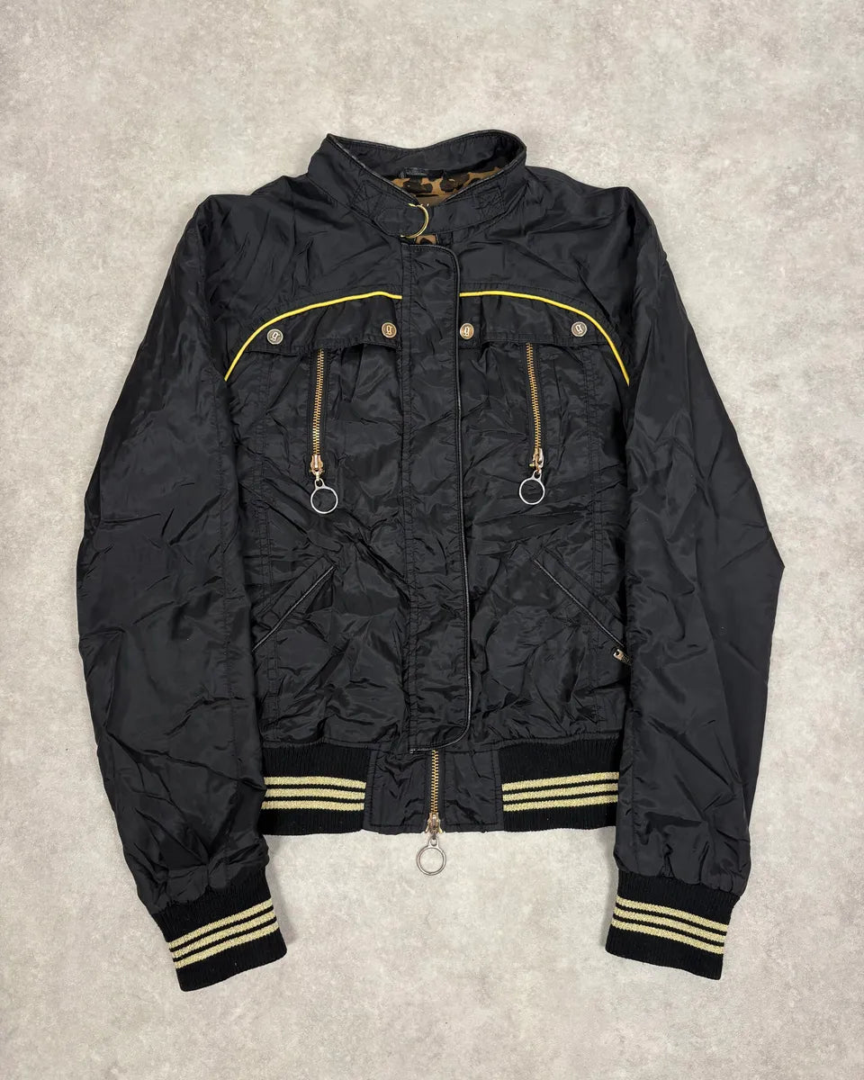 2010s Galliano Light Black Windbreaker Jacket JhxXRWG 0