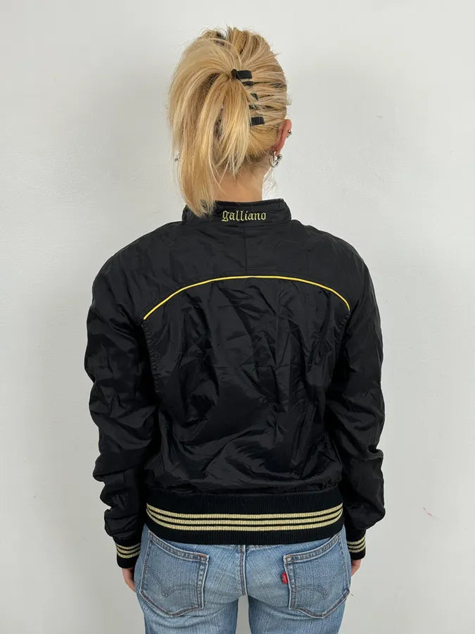 2010s Galliano Light Black Windbreaker Jacket JhxXRWG 2