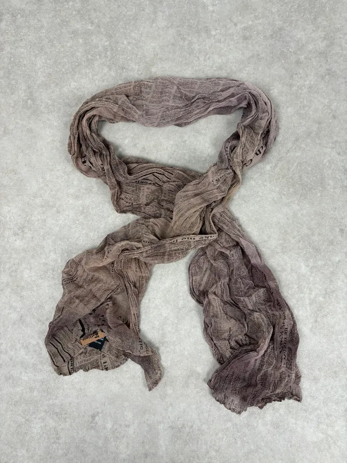 2010s John Galliano Newspapers Magazine Scarf XBuWYBo 5