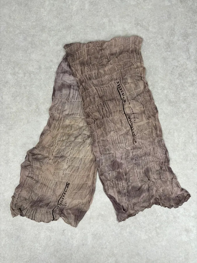 2010s John Galliano Newspapers Magazine Scarf XBuWYBo 2