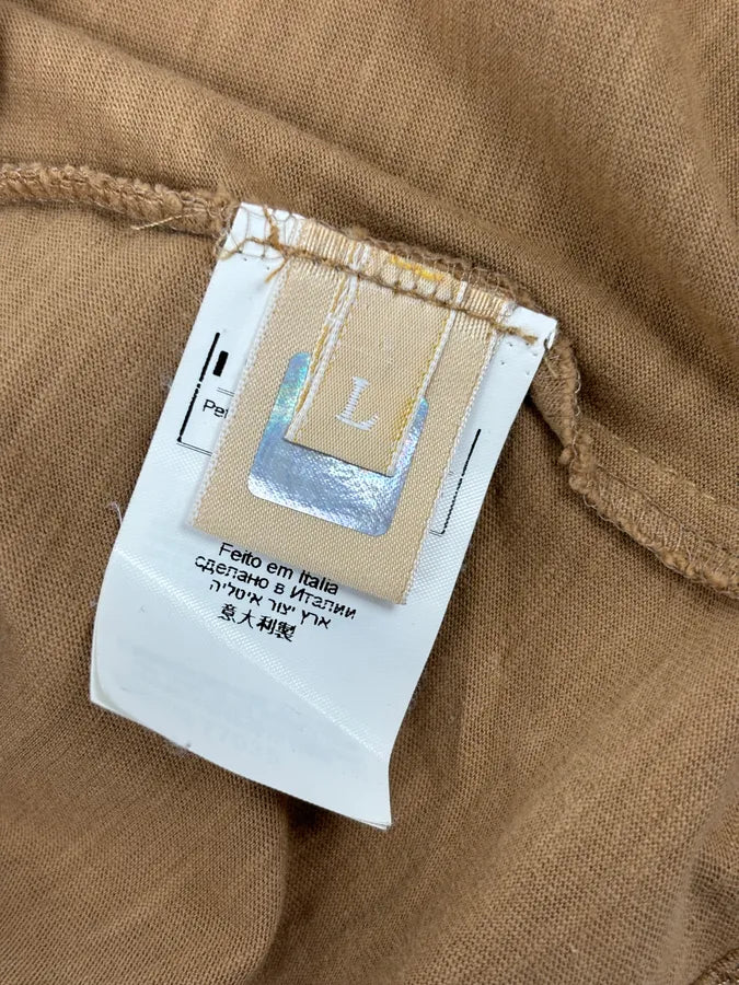 Galliano Printed Letters Beige G T-Shirt HQsezHn 7