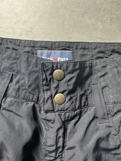 Jean Paul Gaultier Cargo Black Soft Parachute Pants (S) - 8